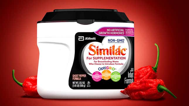 Image for article titled Similac Introduces New Ghost Pepper Infant Formula