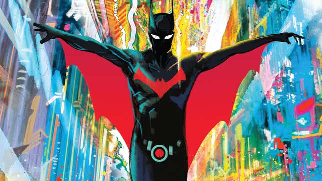Cover art for Batman Beyond: Neo-Year #1. 