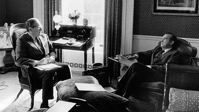 Image for article titled Henry Kissinger, the Man Who Nearly Started WWIII, Is Making Bonkers Predictions About How ChatGPT Will Upend Reality