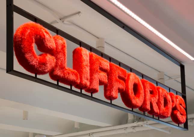 “Clifford” Scholastic’s cafeteria.