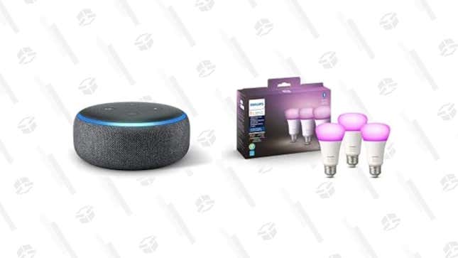 Philips Hue and Echo Dot Bundle | $100 | Amazon