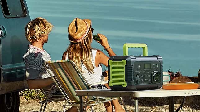 Bring You and Your Stuff to Full Charge When You Camp With a Paxcess 300W Portable Power Station for $145