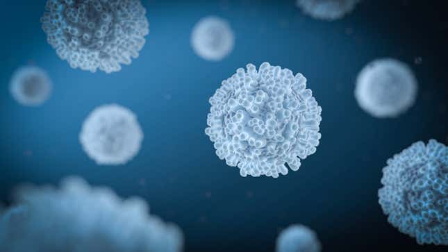 An illustration of white blood cells.