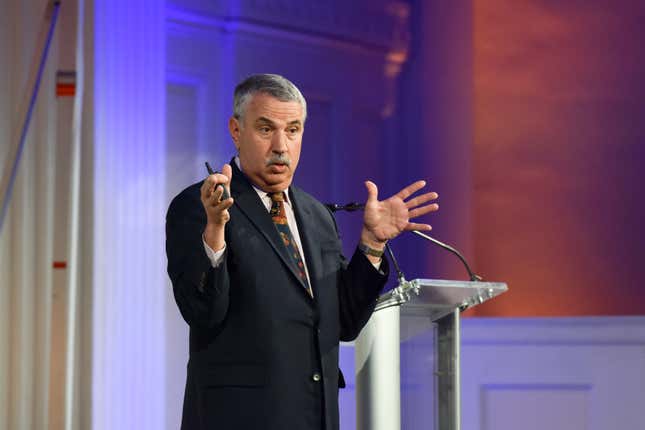 Image for article titled Is Thomas Friedman High?