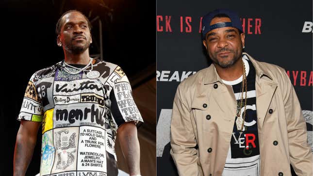 Image for article titled We Have Beef! Pusha T and Jim Jones Trade Words, Reigniting Their Feud