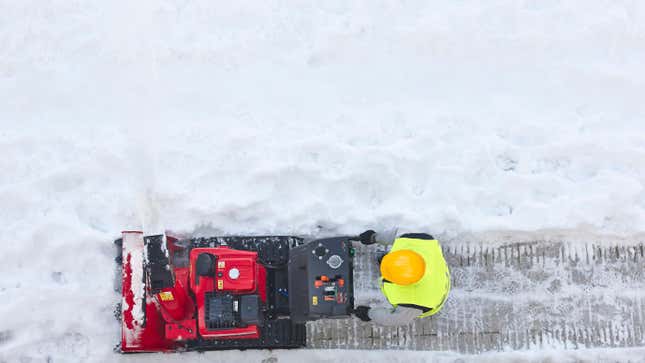 Image for article titled How to Use a Snowblower Faster so You&#39;re Not Freezing Your Ass Off