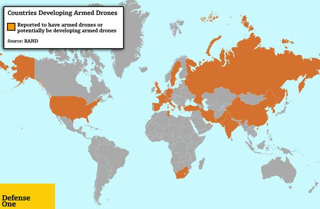 Image for article titled In 10 years, every country will have a drone army
