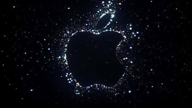 A photo of Apple's event teaser image 