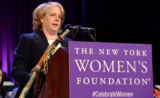 Roberta Kaplan speaks during The New York Women’s Foundation Celebrating Women Breakfast on May 14, 2015 in New York City.