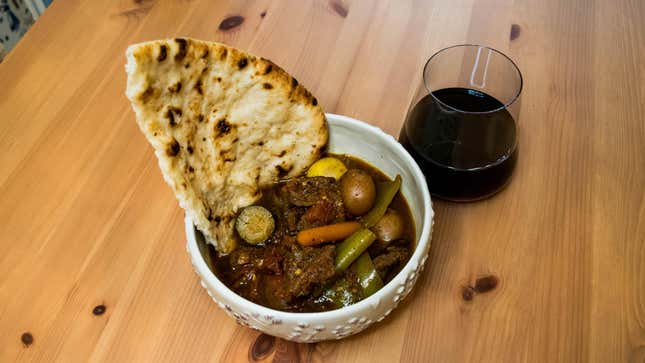 Tharid is a Saudi Arabian lamb stew — and damn, it was delicious.