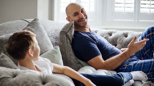 Image for article titled What To Say If Your Child Asks If You’re Rich