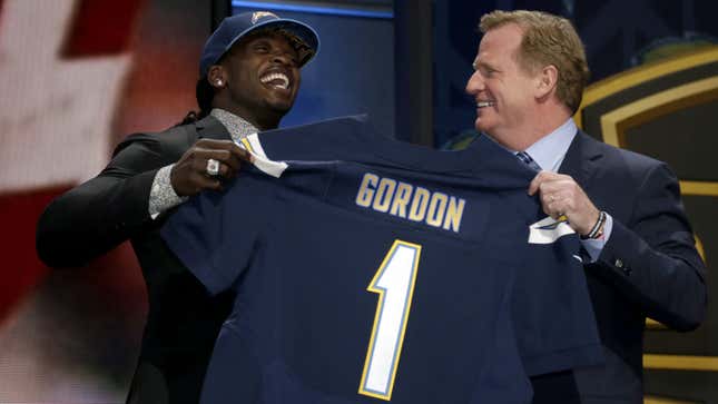 Melvin Gordon, Roger Goodell NFL Draft