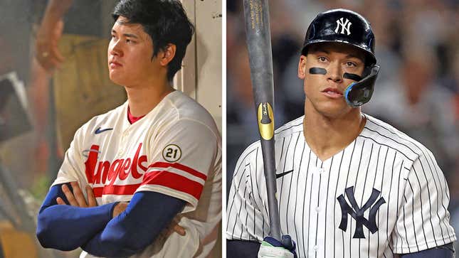Both Shohei Ohtani (Angels) and Aaron Judge (Yankees) have claims to the American League MVP award