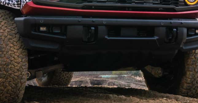 Image for article titled This Is The Upcoming Ford Bronco Raptor With Its Updated Suspension, Widebody Kit And Huge Tires