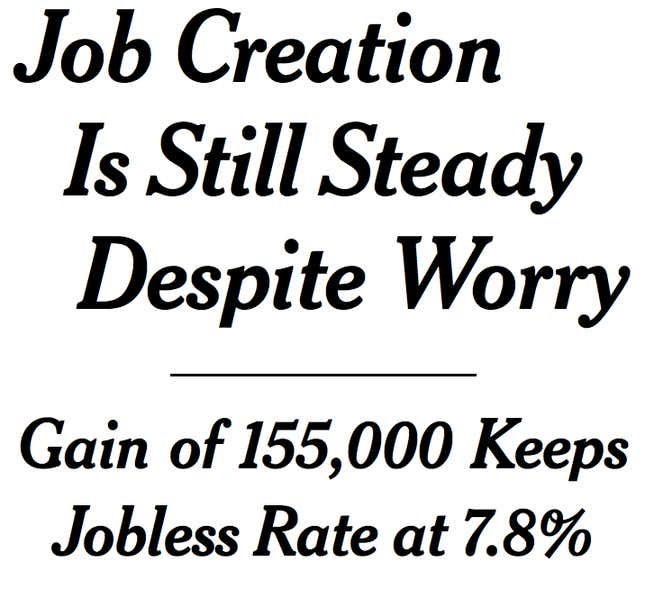 NYT jobs report