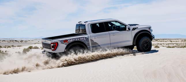 Image for article titled 2023 Ford Raptor R Packs 700 HP From the Shelby GT500’s Supercharged V8