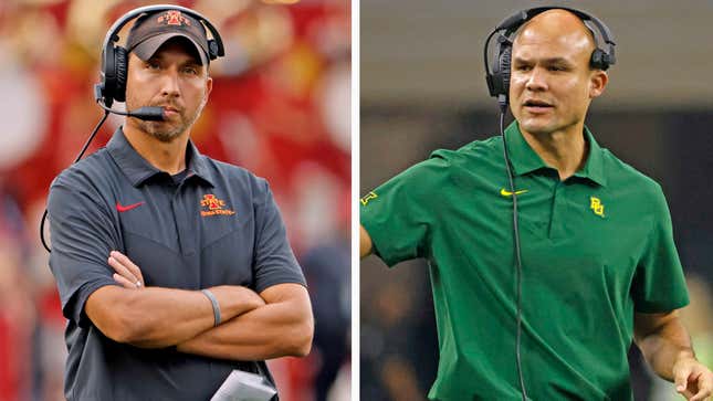 Iowa State’s Matt Campbell and Baylor’s Dave Aranda are poise to move up the college ranks in a big way this offseason.