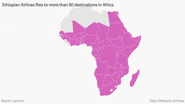 Image for article titled Addis Ababa has overtaken Dubai as the world’s gateway into Africa