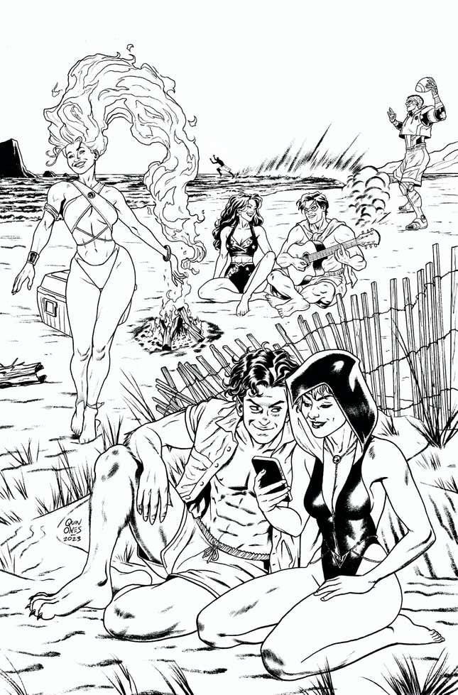 Image for article titled DC Comics' Wonderful Swimsuit Covers Are Sexy and Tasteful