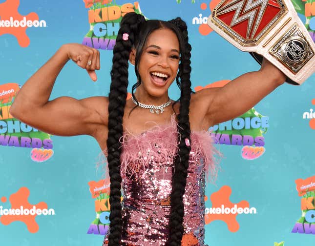 Image for article titled ‘Representation Is Not a Request, It&#39;s a Requirement’: WWE Champion Bianca Belair Brings Black Excellence to WrestleMania