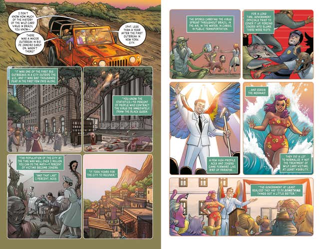 Image for article titled Get a First Look at George R.R. Martin&#39;s Wild Cards: Now &amp; Then Graphic Novel