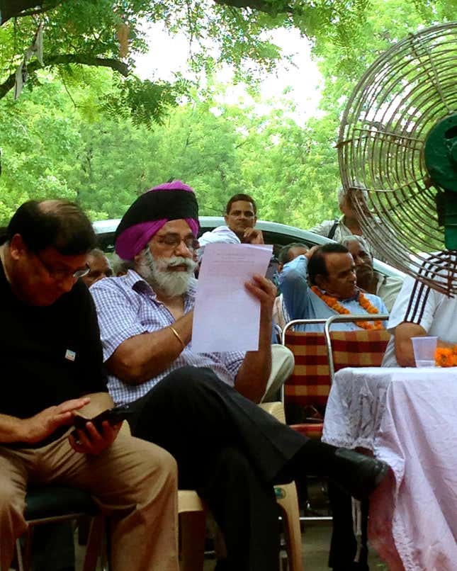 Retired Major General Satbir Singh.