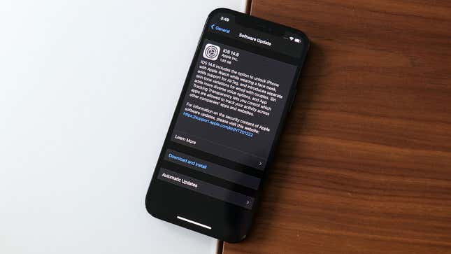 Image for article titled Update Your iPhone to iOS 14.6 Now for Major Security Fixes