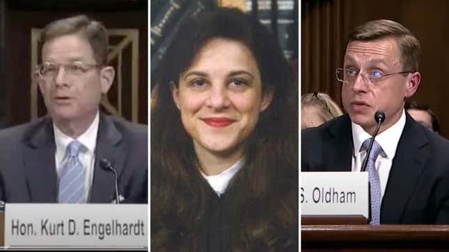 Fifth Circuit judges Kurt Engelhardt, Catharina Hayes, and Andrew Oldham
