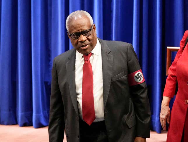 Image for article titled Clarence Thomas Receives New Friendship Bracelet From Harlan Crow