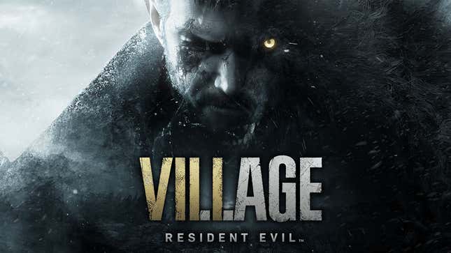 An image shows the cover of Resident Evil Village.