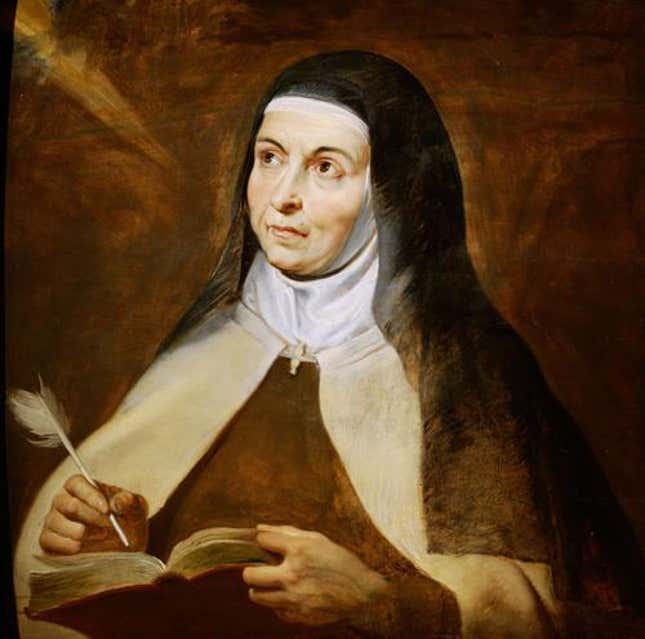 Descartes’ undoubtedly knew of Teresa’s work.