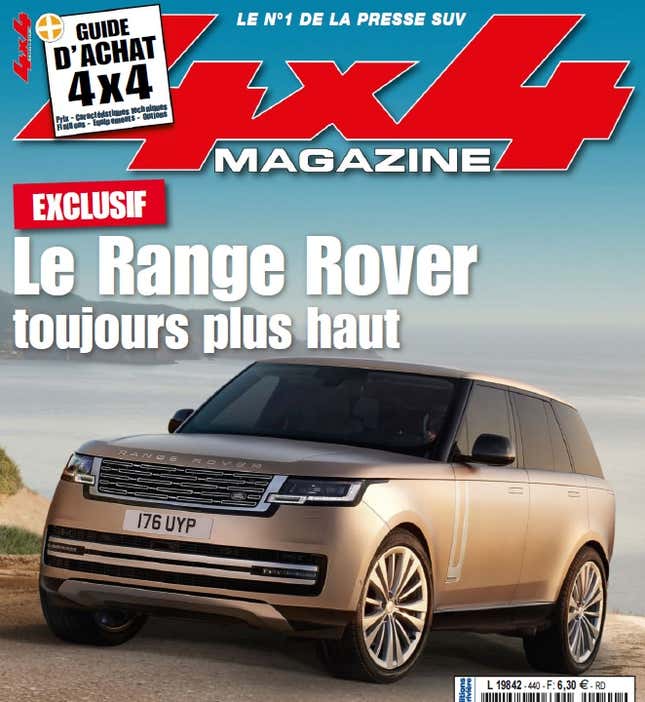 Image for article titled The Next Range Rover Has Leaked Everywhere All At Once