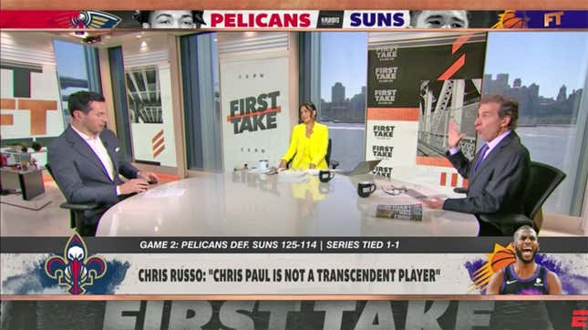 J.J. Redick and Chris Russo went at it over Chris Paul.