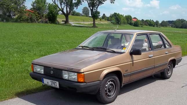 A photo of a brown Talbot Tagora sedan. 
