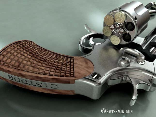 Imagen para el artículo titulado Para matar con la pistola más pequeña del mundo tienes que hacer un disparo perfecto