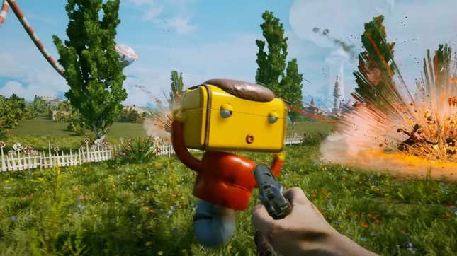 Image for article titled The Russian Version Of Fallout, Atomic Heart, Looks Absolutely Batshit