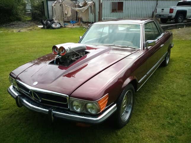 Image for article titled At $5,500, Is This Chevy-powered 1973 Mercedes 450 SLC a bargain?