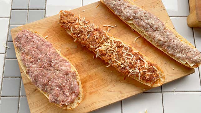 Image for article titled Kick Off Grilling Season With This Open-Faced Sausage Sandwich