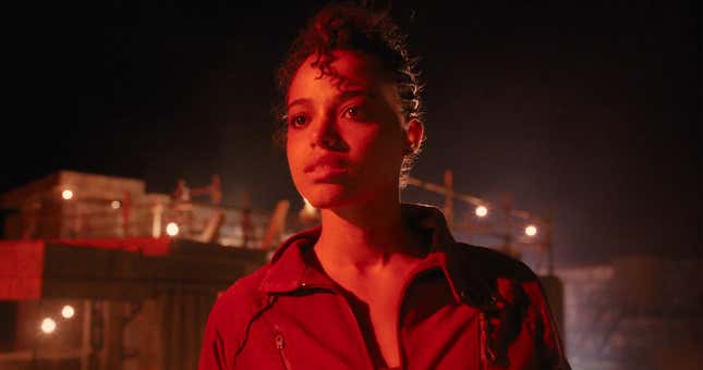 Ella Balinska as Jade Wesker in Resident Evil.