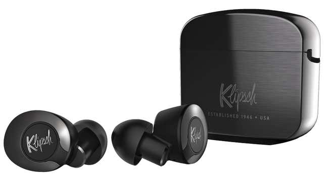 Image for article titled Klipsch&#39;s New Wireless Earbuds Let You Control Your Phone With Head Gestures
