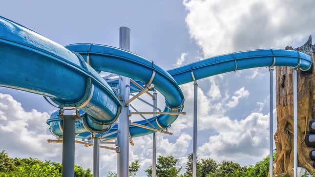 Image for article titled Study Finds Link Between Loneliness, Being Stuck Halfway Down Dark Tube Of A Waterslide