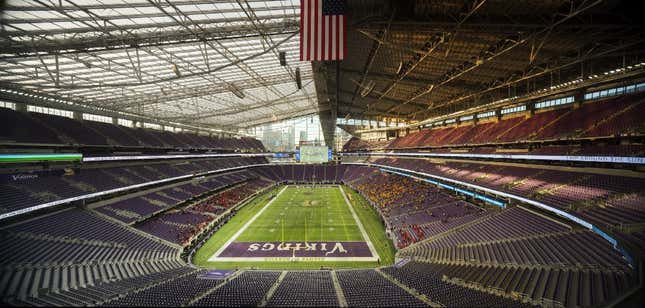 The partially clear roof cuts down on electricity and gives fans an outdoor-like experience.