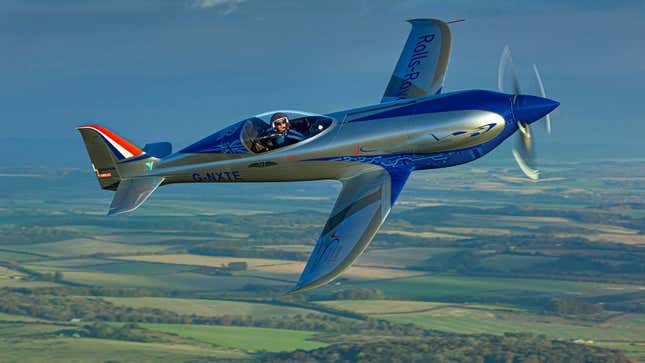 Imagen para el artículo titulado Rolls-Royce dice haber creado el avión eléctrico más rápido del mundo