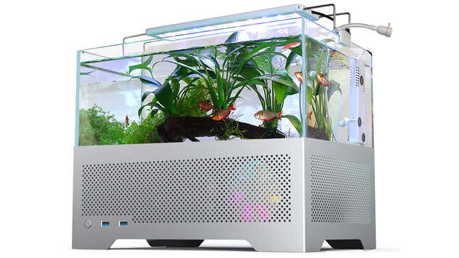 The MetalFish Y2 Fish Tank Chassis PC case.