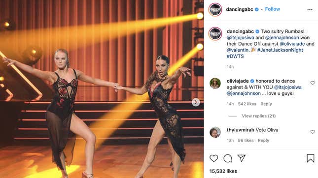 Image for article titled Who Was The Nastiest Girl On DWTS This Week?