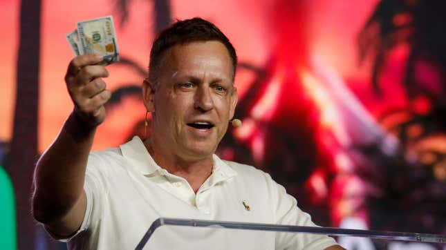 Image for article titled Billionaire Peter Thiel Is Pissed, Says He Won&#39;t Donate to GOP Candidates This Year