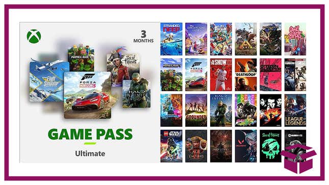 Take 11% Off a 3-Month Xbox Game Pass Ultimate Membership and Play Games Until Your Hands Fall Off