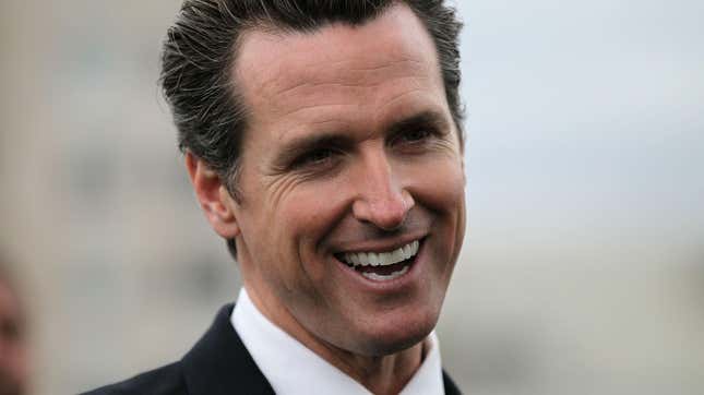 Image for article titled Pain Enthusiast Gavin Newsom Joins Truth Social to Call Out &#39;Republican Lies&#39;