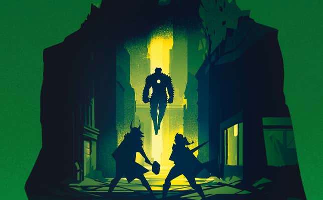 A crop of the cover art for Loki and Valkyrie's "What If" novel