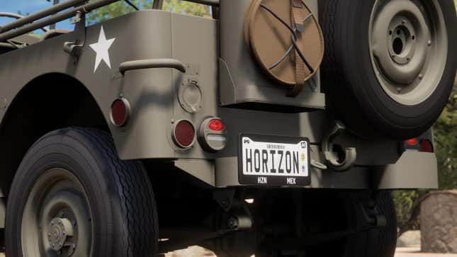 A jeep from Forza Horizon 5
